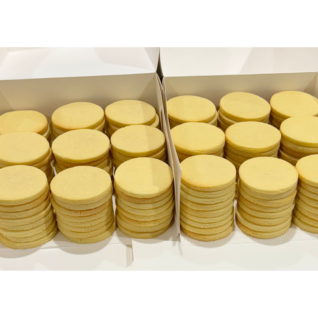 “Plain sugar cookies ready for decorating