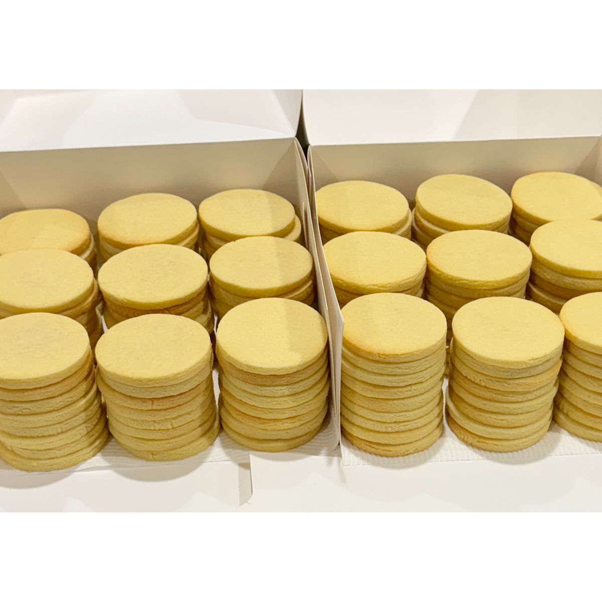 “Plain sugar cookies ready for decorating