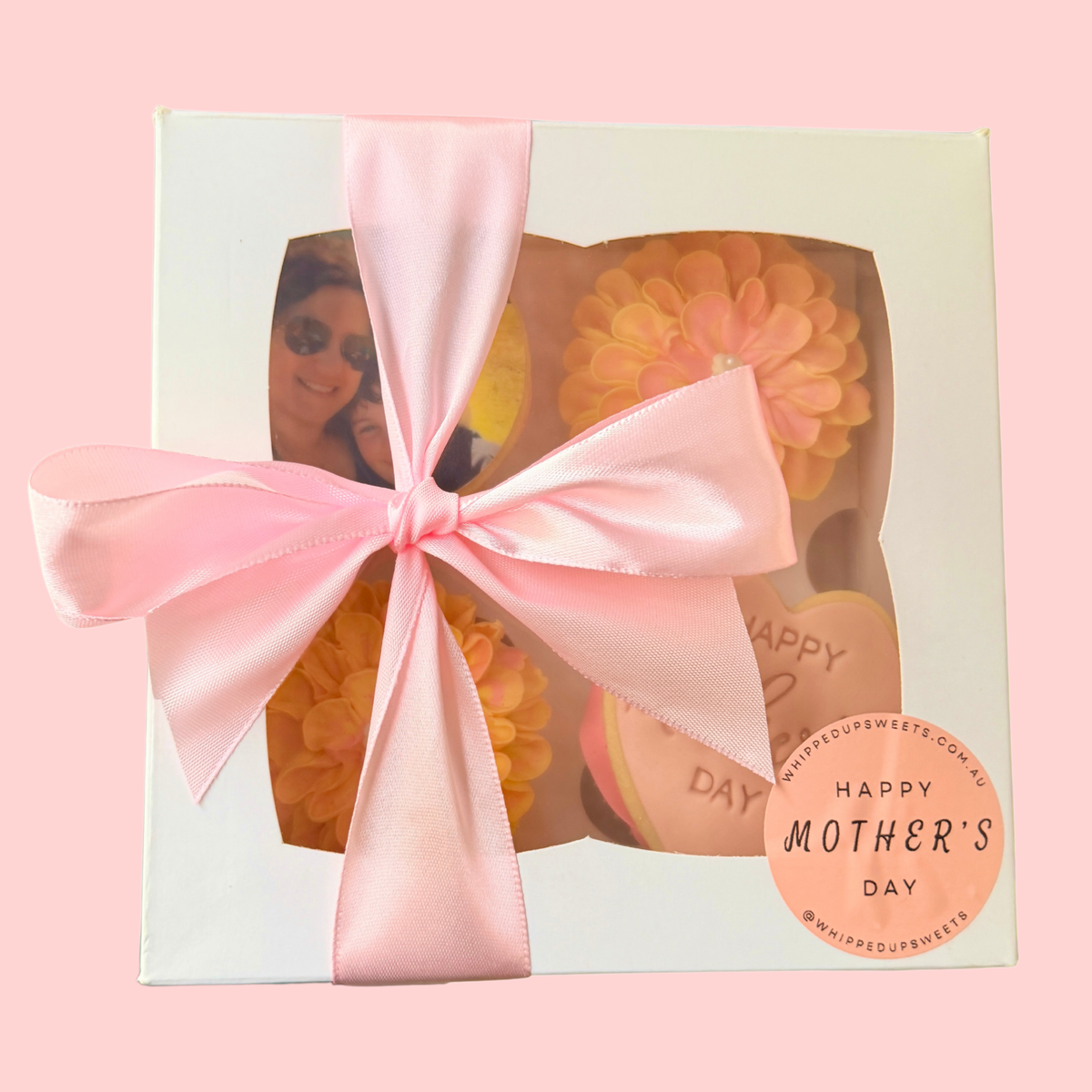 Mother's Day Custom Photo Cupcake Box
