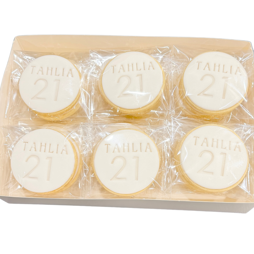 Birthday Number Cookies