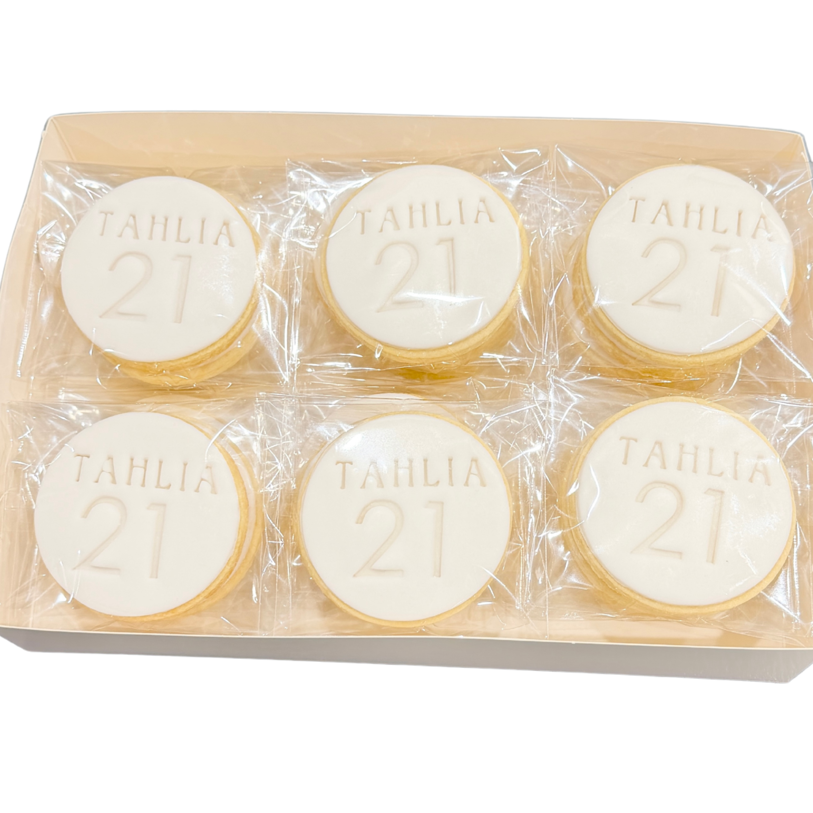 Birthday Number Cookies