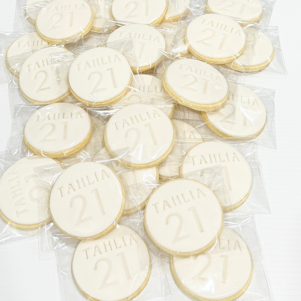 Birthday Number Cookies
