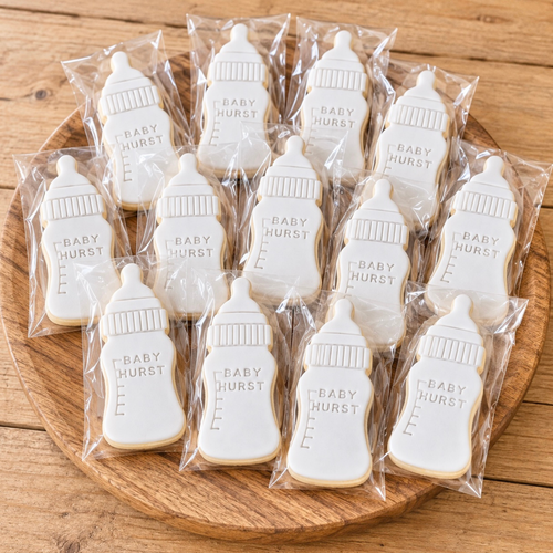 Baby Shower Bottle Cookies