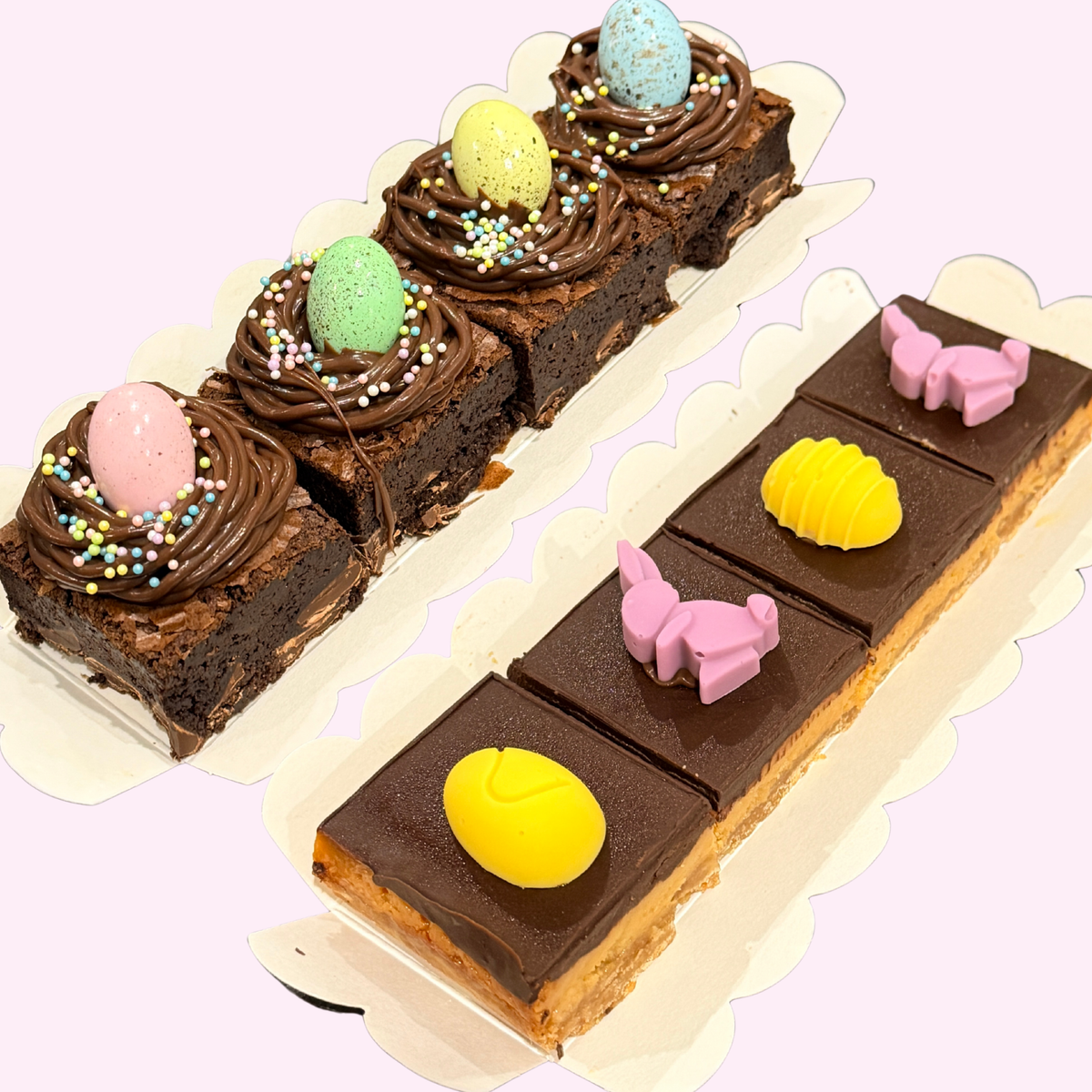 Easter Brownie & Caramel Slice Packs