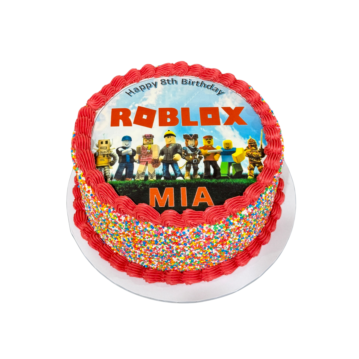 custom edible image photo cake