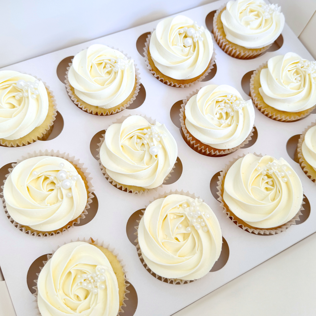 rosette cupcakes gift box